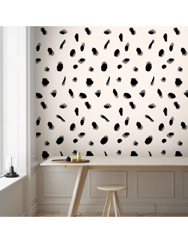 Papier peint 50 noir & beige votre