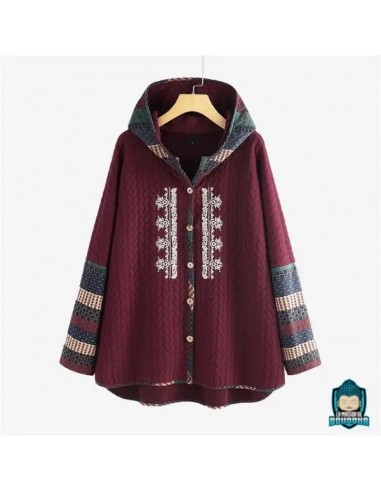 Veste courte motif ethnique rouge Venez découvrir notre 