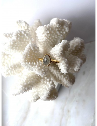 Bague Alani T 55 en quartz rutile paiement sécurisé