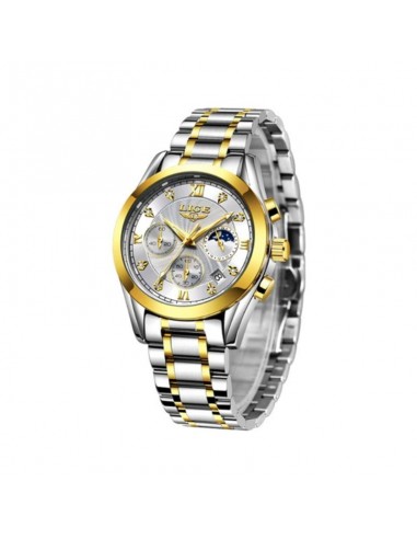 Montre Rebecca Phase de Lune Argent et Or en Acier - Femme Vous souhaitez 